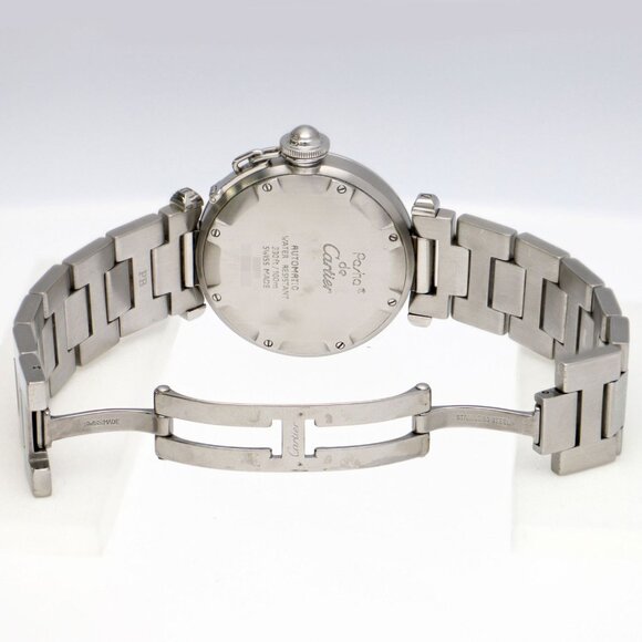 WATCH CARTIER W31015M7 Pasha white SS AT - Picture 7 of 9